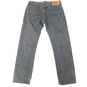 Levi's 501 XX Men's Button Front Straight Jeans Charcoal SZ 36 x 34 Baggy Grunge